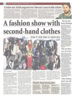 The Eastern Eye: ‘A Fashion Show with Second-Hand Clothes’